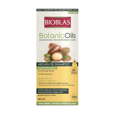 Botanic Oils Bioblas anti-shedding shampoo containing argan oil